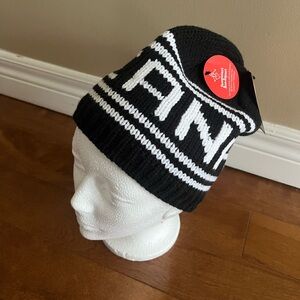 Black and White Knit Canada Beanie | Unisex OS
